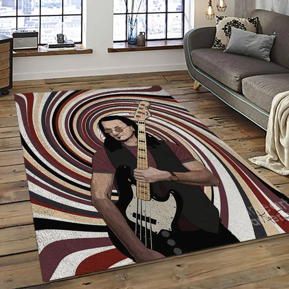 Geddy lee rapper hiphop music retangle carpet area rug home decor best gift for fan and friends gl17 Rectangle Rug