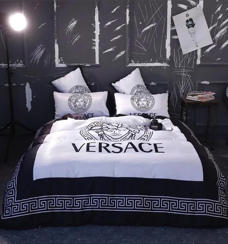 Gianni versace logo type 1063 Bedding Sets home decor duvet hyperbeast Bedroom bed linen covers blankets bedclothes bedspread premium fashion brand luxury ideas sheets