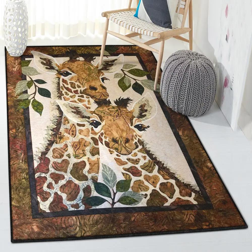 Giraffe modern rugs, giraffe rug Rectangle Rug