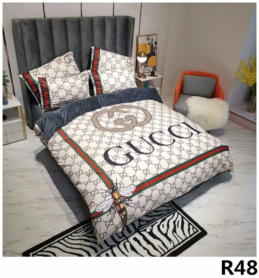 Gucci bedding sets model 13 luxury brand bedding set duvet cover  home decoration Bedding Sets