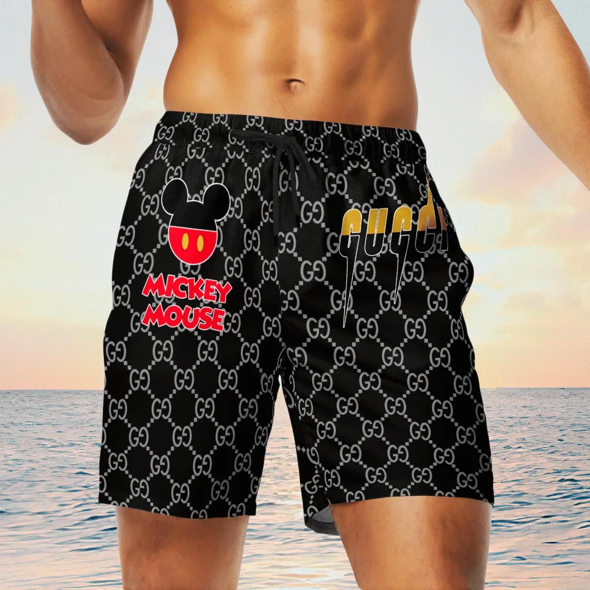 Gucci mickey mouse luxury brand premium fashion shorts for men luxury summer outfit trending 2023 68 Shorts For Ment