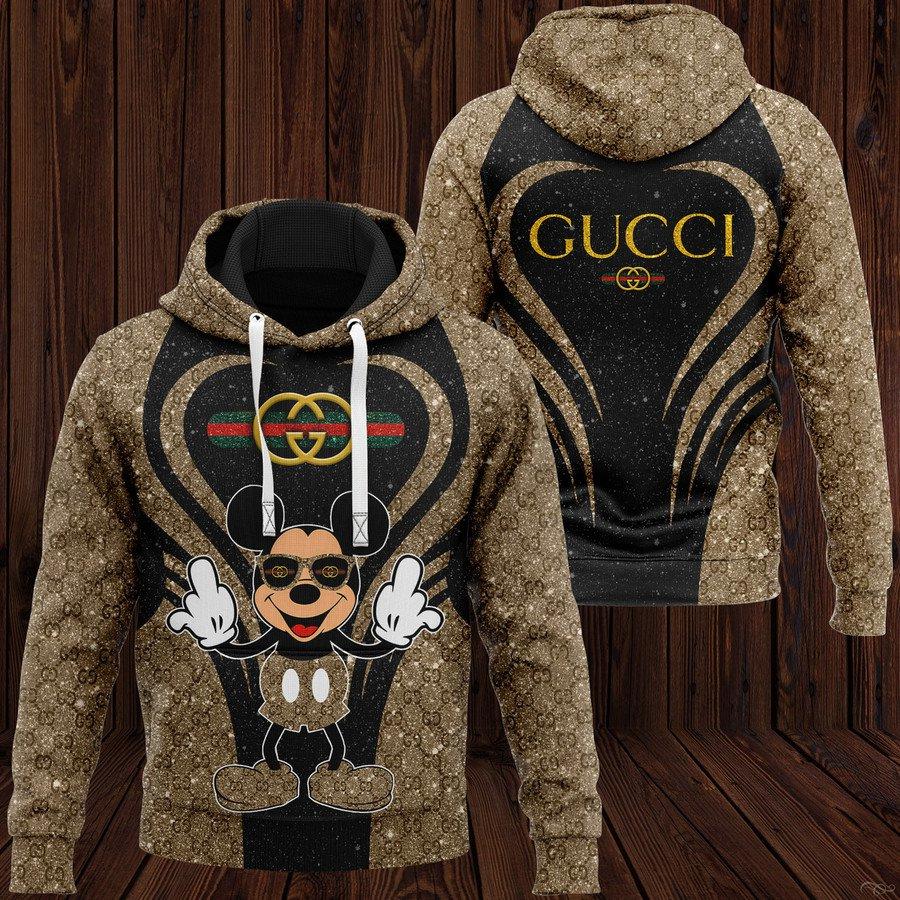 Gucciickeyouse unisex hoodie hot 2023 foren womenuxury brand clothing clothes disney gifts Zipper Hoodie 3D