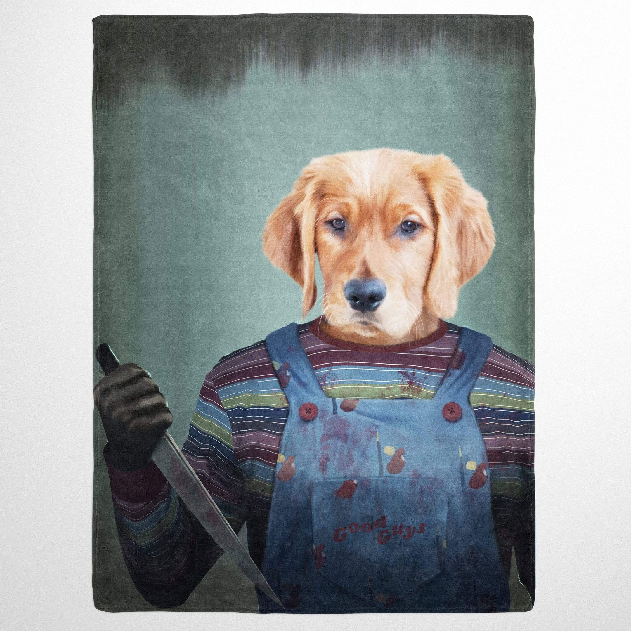 Halloween decorations the chucky halloween child’s play custom pet quilt blanket Quilt Blanket