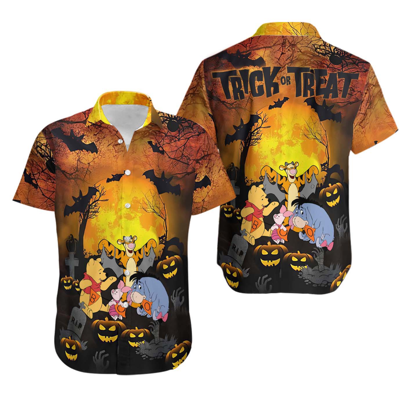 Halloween hawaiian shirt Hawaii Shirt Shorts & Flip Flops