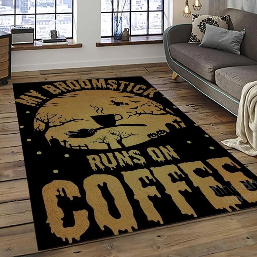 Halloween style pumpkin autumn retangle carpet area rug home decor halloween gift hal20 Rectangle Rug