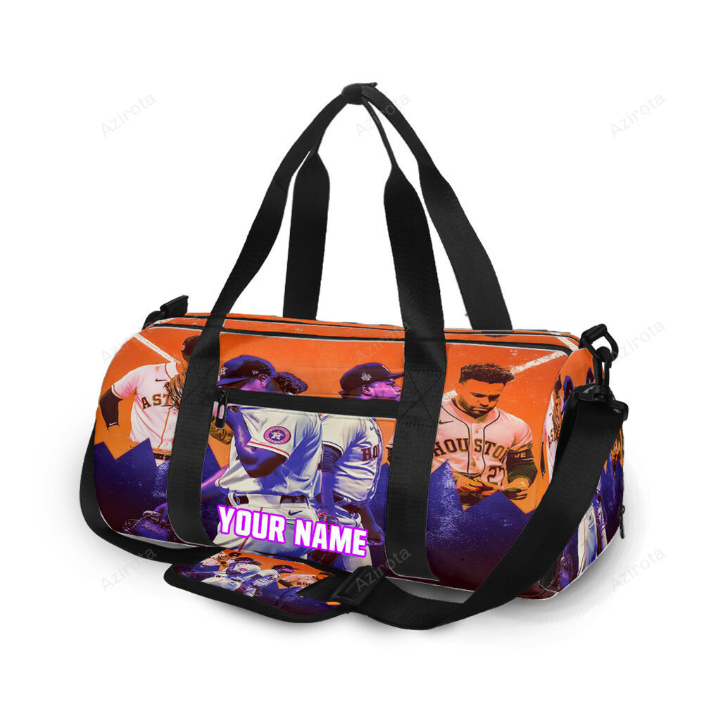 Houston astros team v4 personalized name travel bag gym bag 1333 Travel Bag