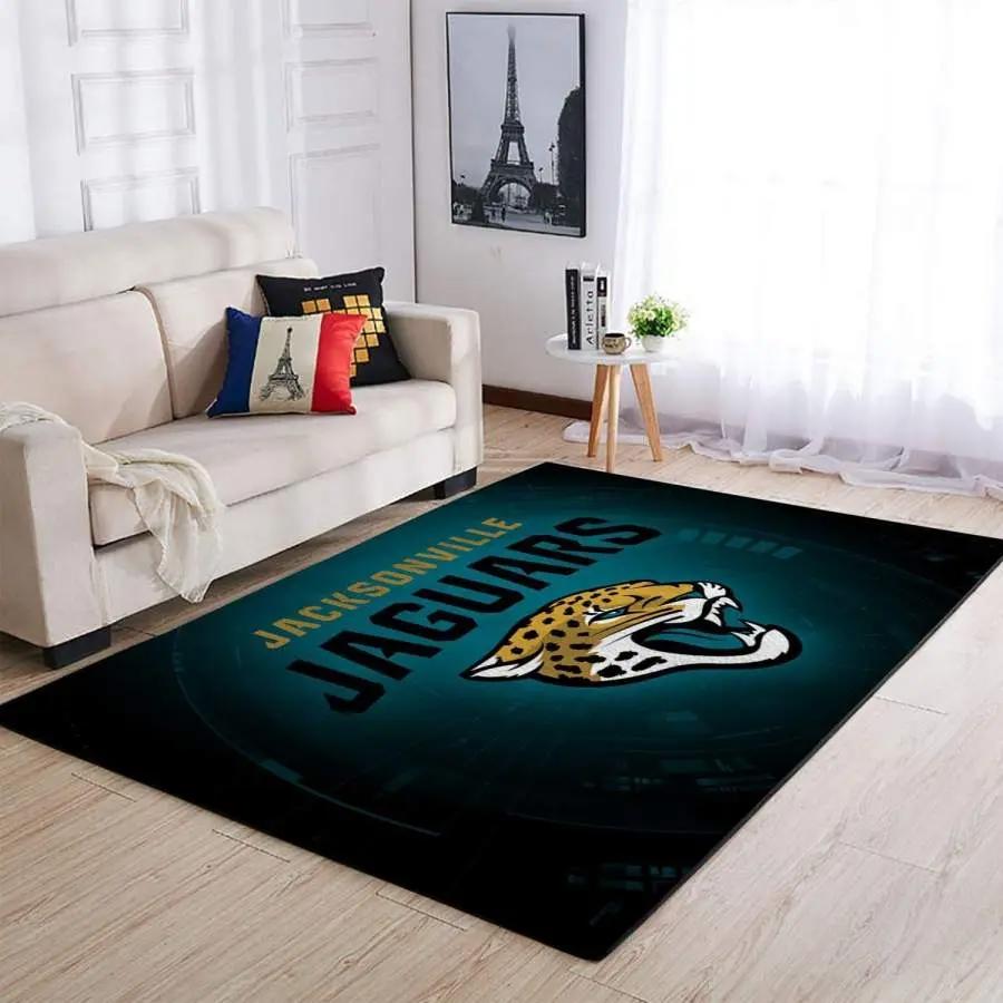 Jacksonville jaguars living room rug home decor nfl team logo 2003272 1 Rectangle Rug