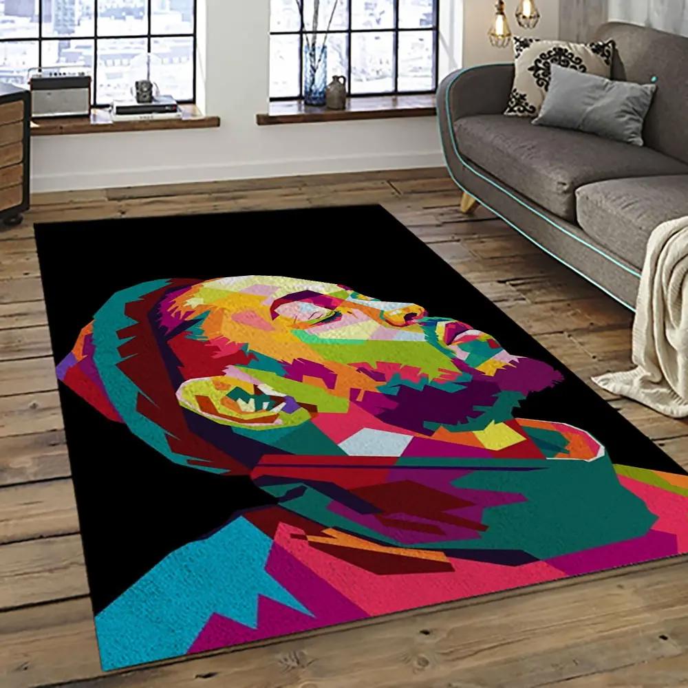 Kendrick lamar rapper hiphop music retangle carpet area rug home decor best gift for fan and friends kl10 Rectangle Rug
