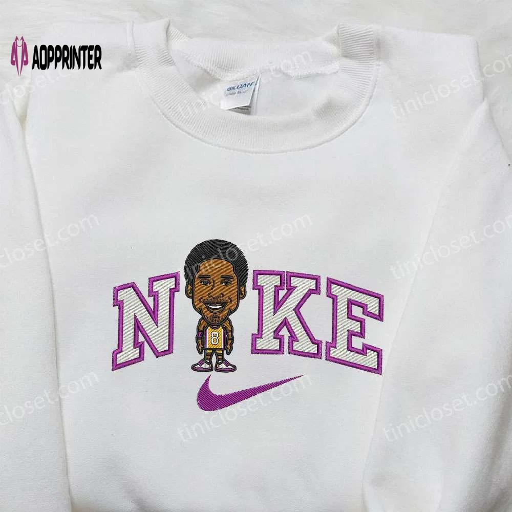 Kobe bryant caricature embroidered shirt – lakers nba x nike limited edition Embroidered Shirt