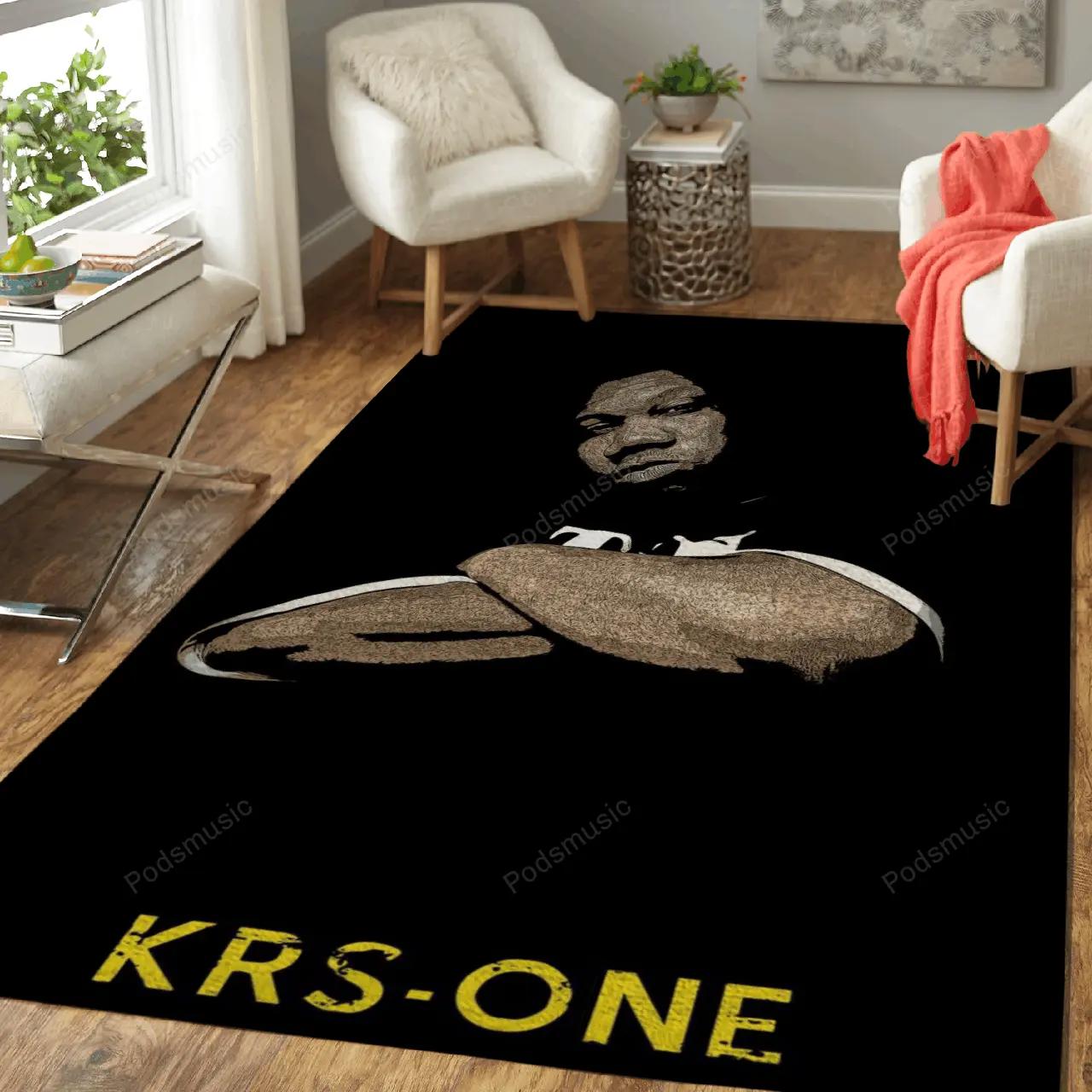 Krs one music art for fans area rug living room carpet rug regtangle carpet floor decor home decor Rectangle Rug
