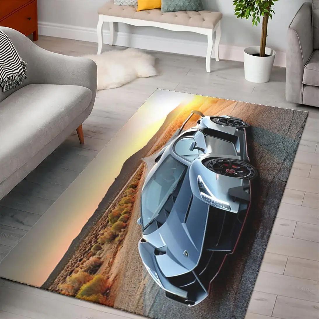 Lamborghini veneno super cars fn200229 area rug rug regtangle carpet floor decor home decor Rectangle Rug