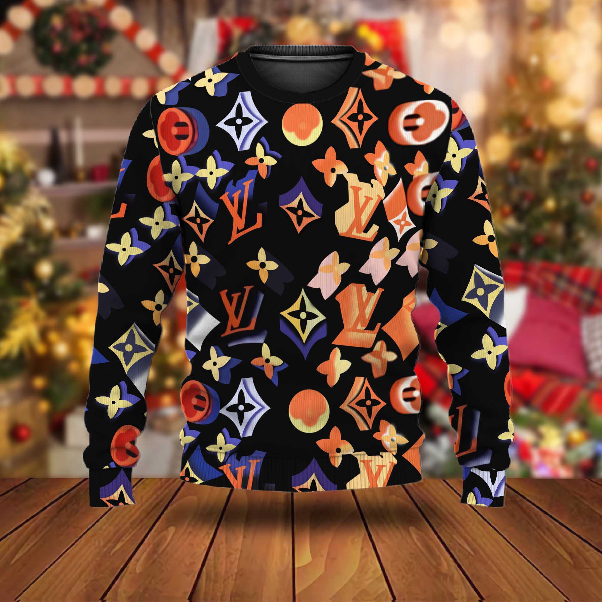Louis vuitton luxury ugly christmas sweater ucs1064 Christmas Ugly Sweater