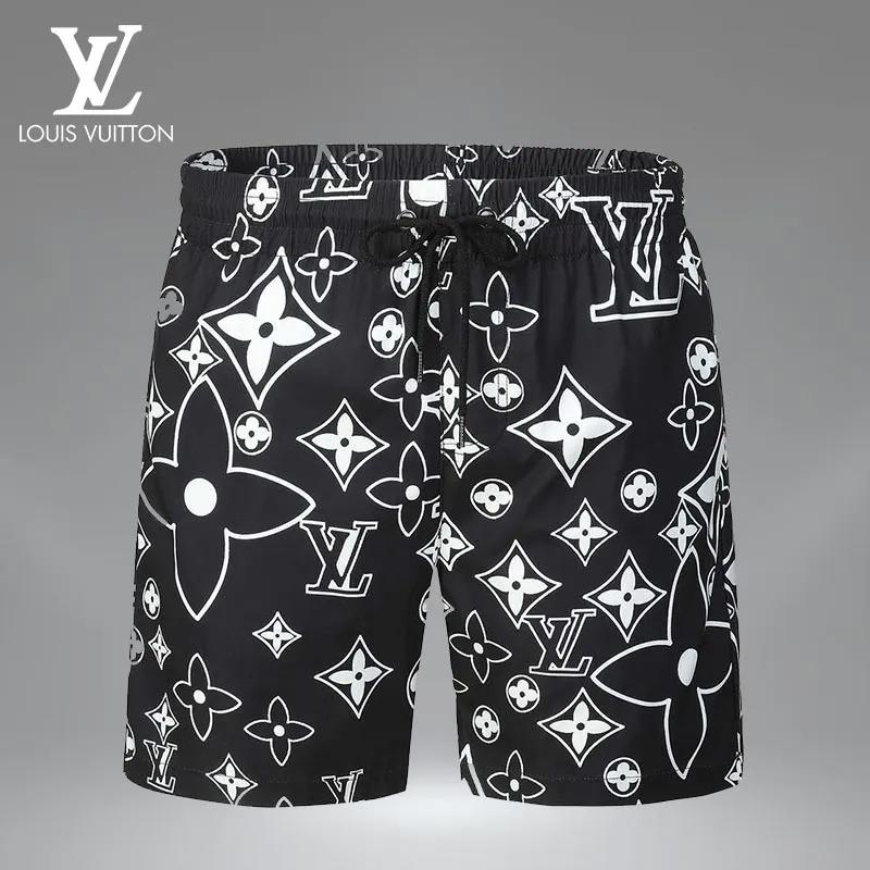 Louis vuitton new 3d luxury brand all over print shorts pants for men 102 Shorts For Ment