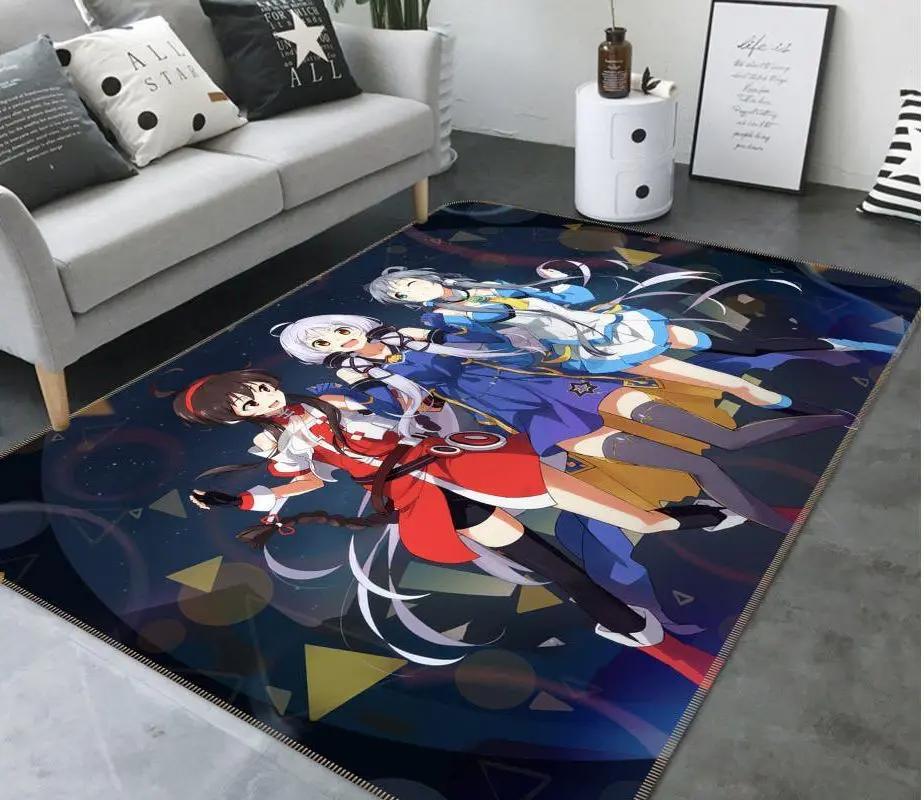 Luo tianyi anime 2 area rug living room and bed room rug rug regtangle carpet floor decor home decor Rectangle Rug