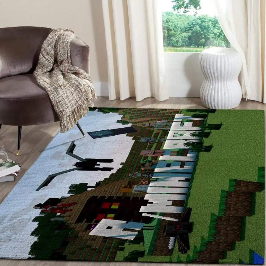 Marauders map drinking game rug living room rug home decor Rectangle Rug