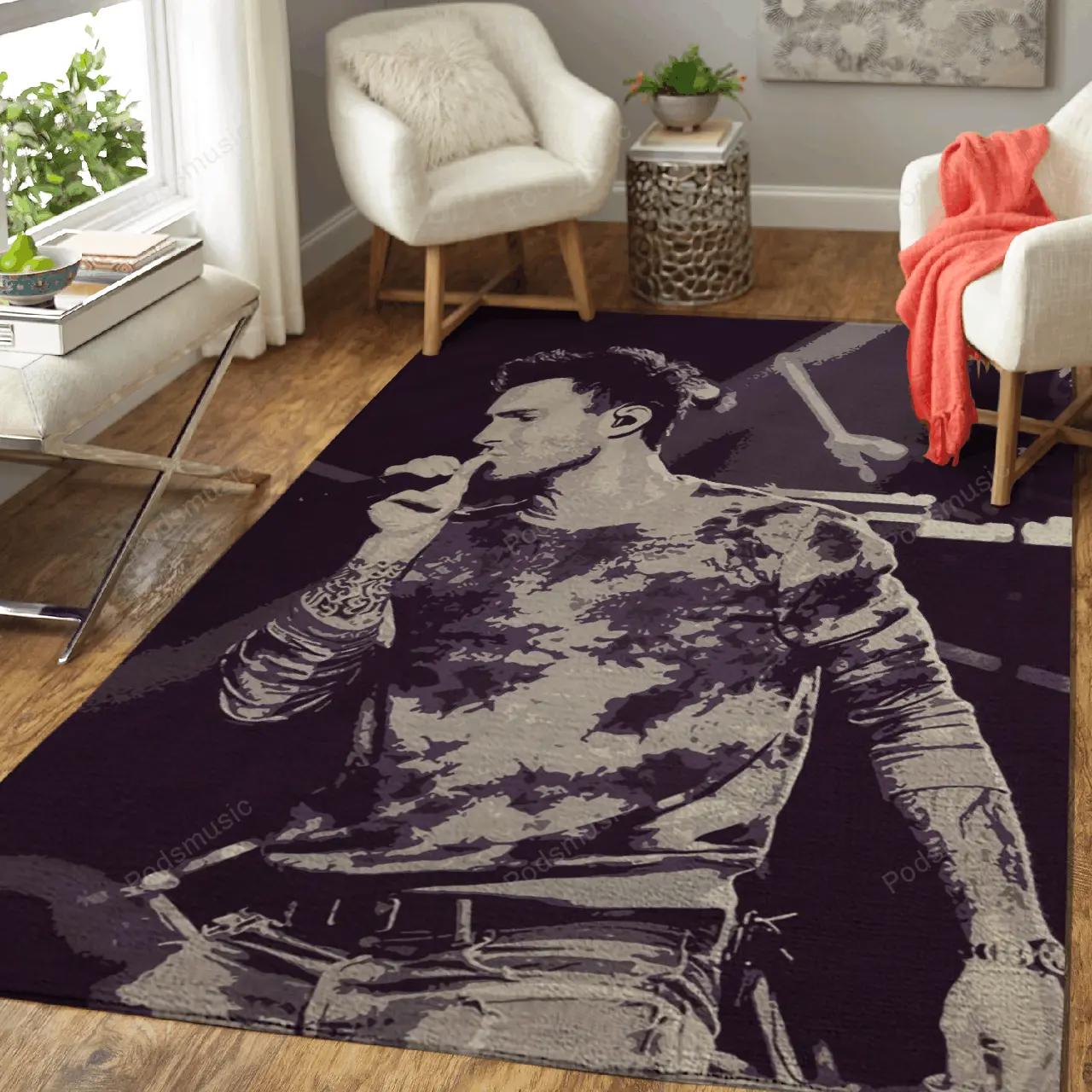 Maroon 5 28 music art for fans area rug living room carpet rug regtangle carpet floor decor home decor Rectangle Rug