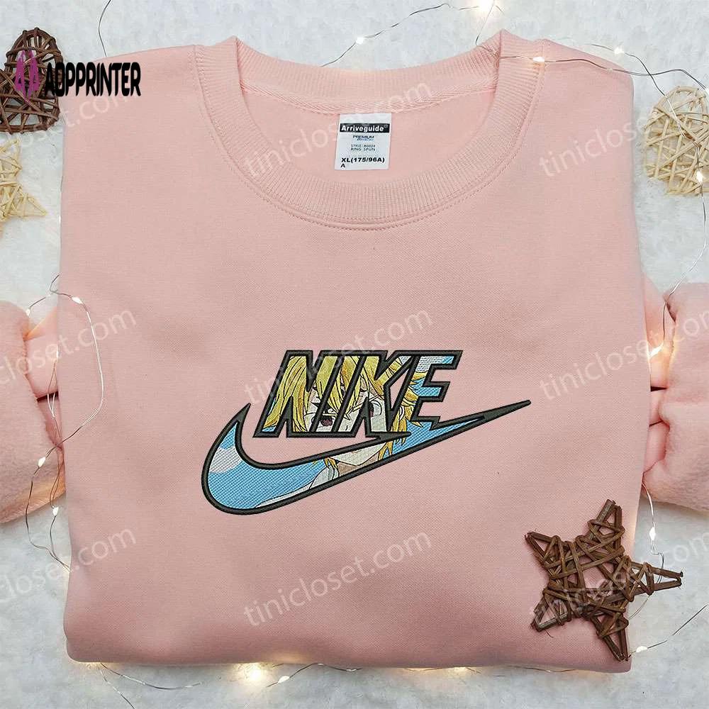 Meliodas x nike embroidered sweatshirt: the seven deadly sins shirt nike inspired design Embroidered Shirt