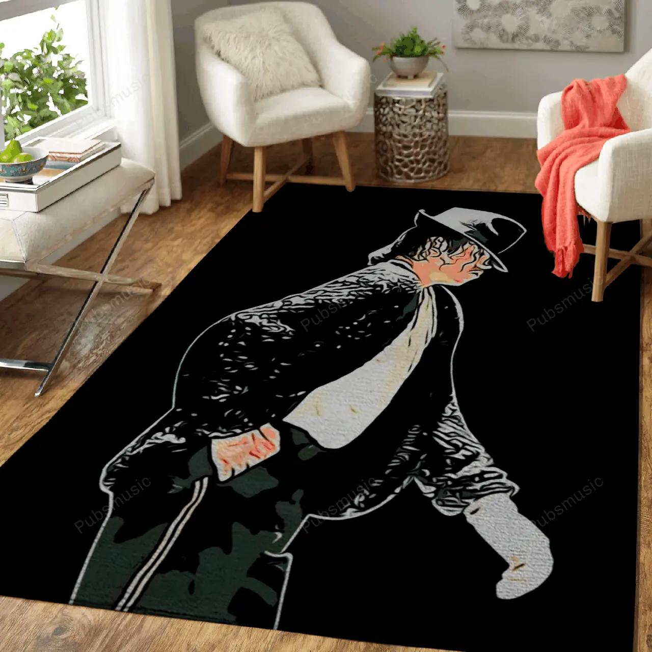 Michael jackson music painting art for fans area rug living room carpet rug regtangle carpet floor decor home decor Rectangle Rug