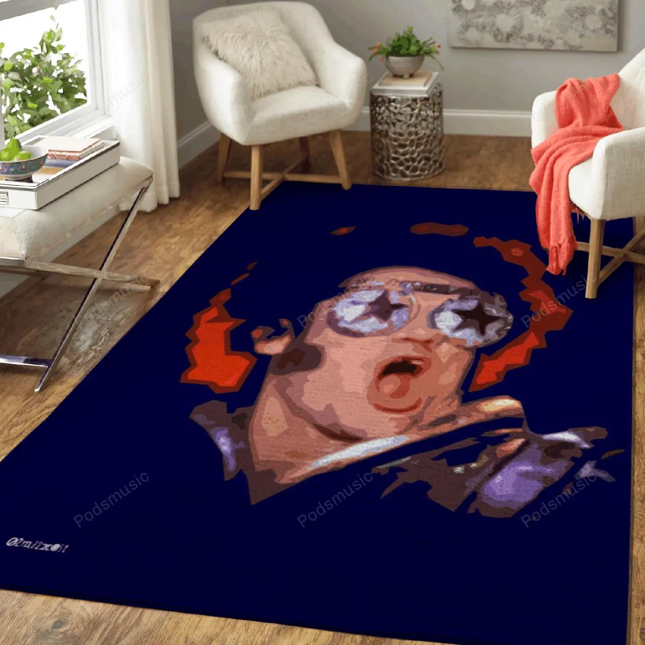 Michael peter balzary music art for fans area rug living room carpet rug regtangle carpet floor decor home decor Rectangle Rug