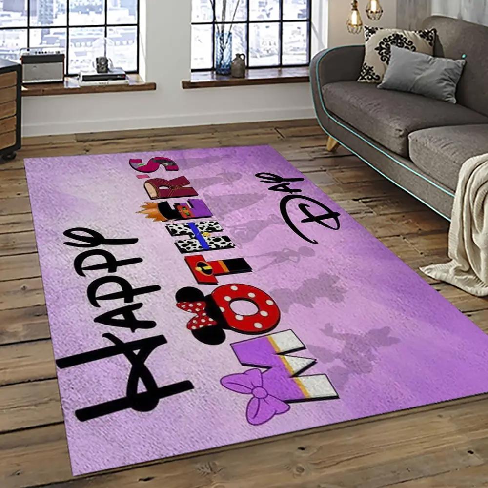 Mickey mouse characters cartoon movie carpet rectangle area rug for living room bedroom decor mme27 Rectangle Rug