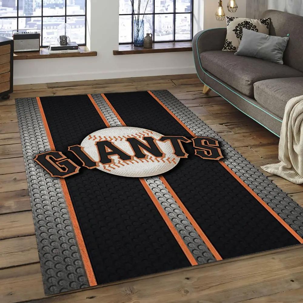 Mlb san francisco giants baseball team logo rectangle area sfg05 Rectangle Rug