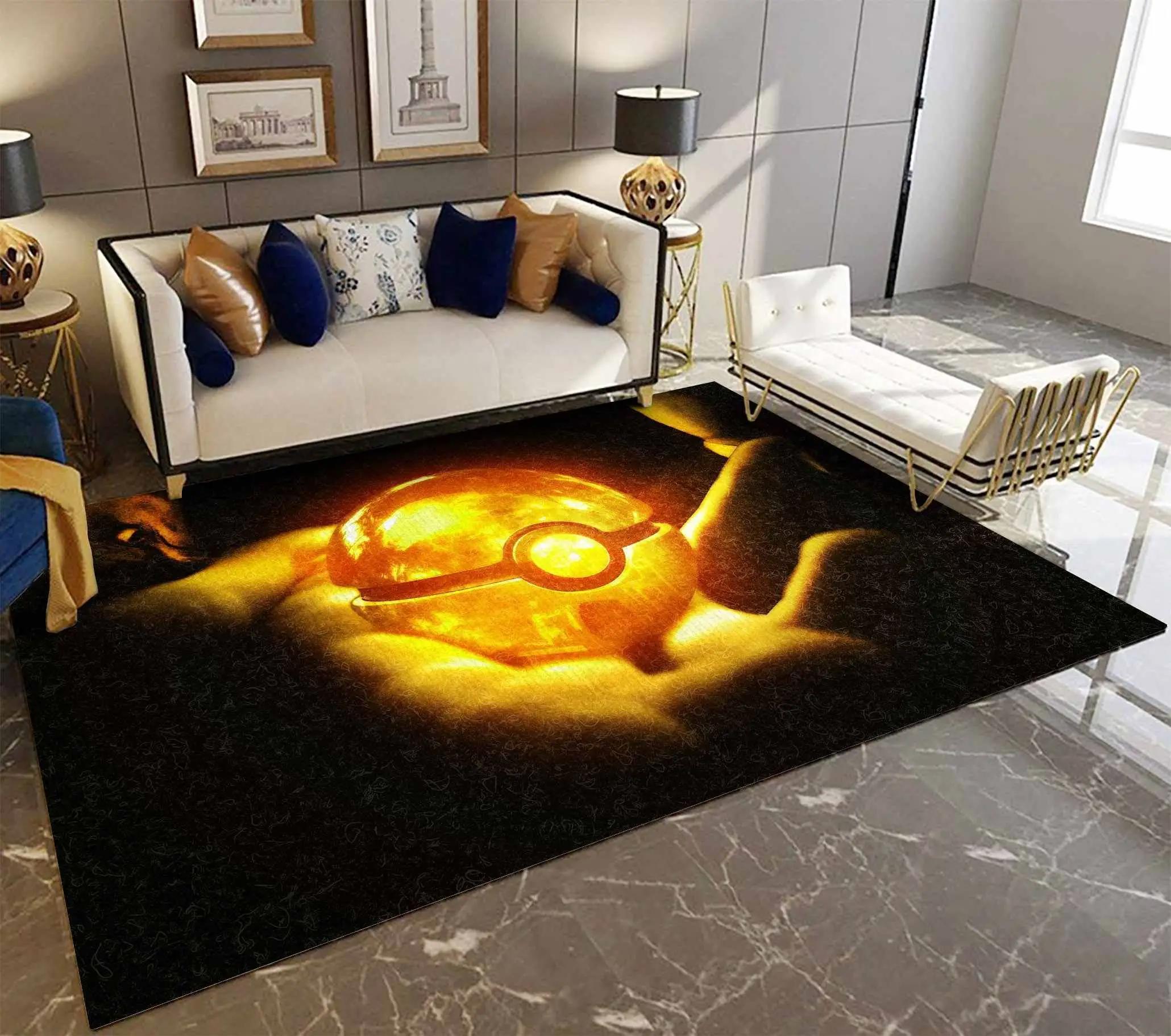 Moon pattern print area rug living room rug home decor Rectangle Rug