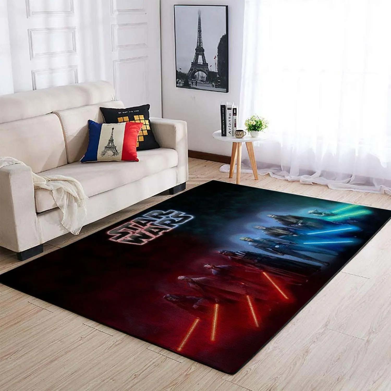 Movie harry potter fight lord voldemort rug living room rug home decor area rug living room rug home decor floor decor Rectangle Rug