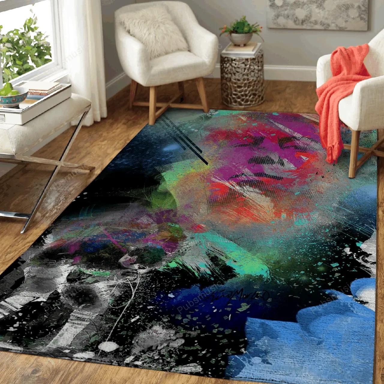 Music influence chino moreno influence art for fans area rug living room carpet rug regtangle carpet floor decor home decor Rectangle Rug