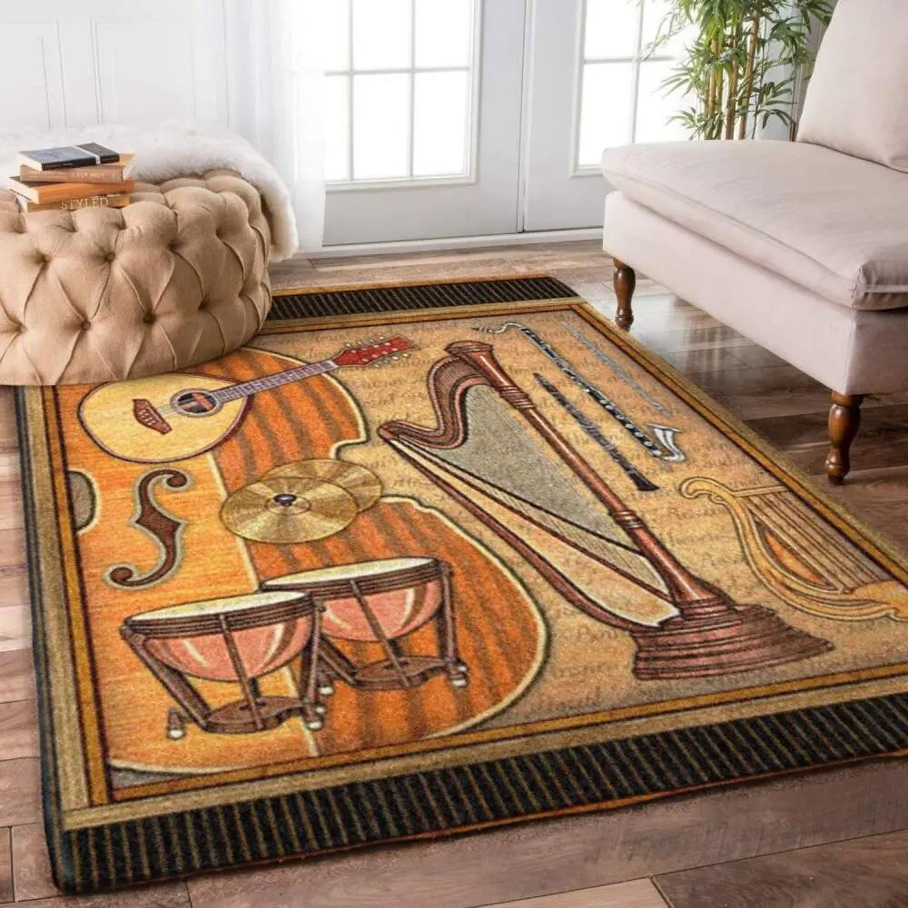 Music rug rb7a8e7e1886 area rug living room carpet rug regtangle carpet floor decor home decor Rectangle Rug