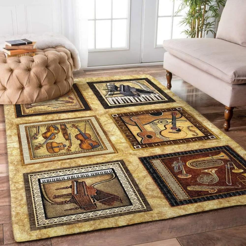 Music rug rcdd81f12749 area rug living room carpet rug regtangle carpet floor decor home decor Rectangle Rug