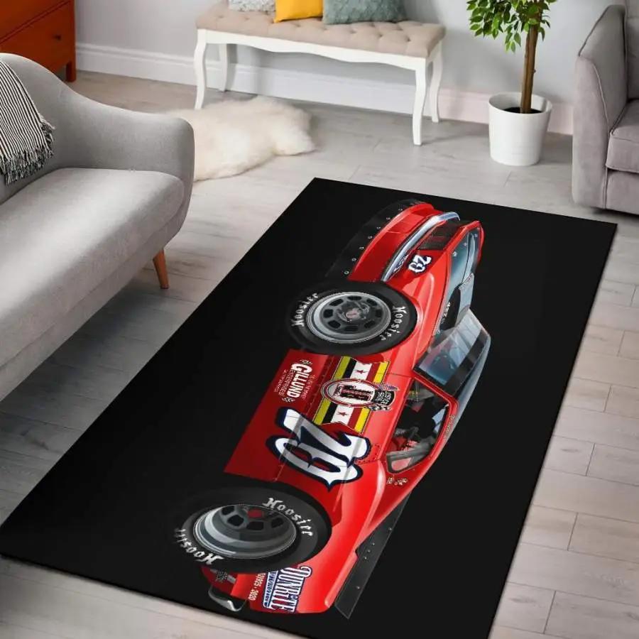 Mustang race car muscle car art area rug living room rug home decor carpets Rectangle Rug