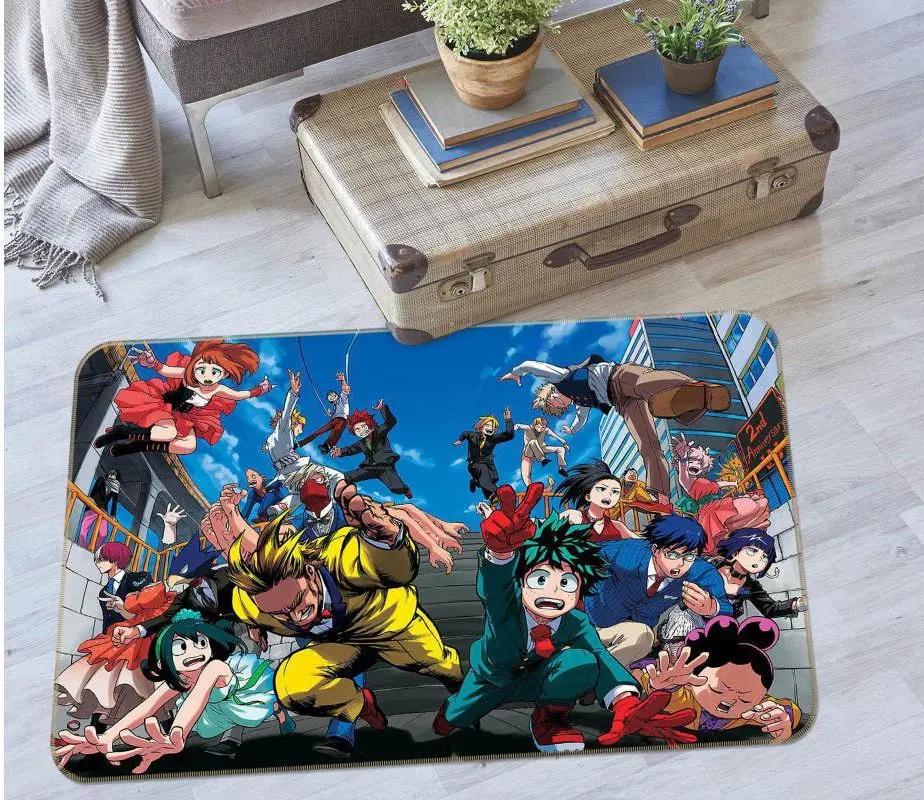 My hero academia anime 44 area rug living room and bed room rug rug regtangle carpet floor decor home decor Rectangle Rug