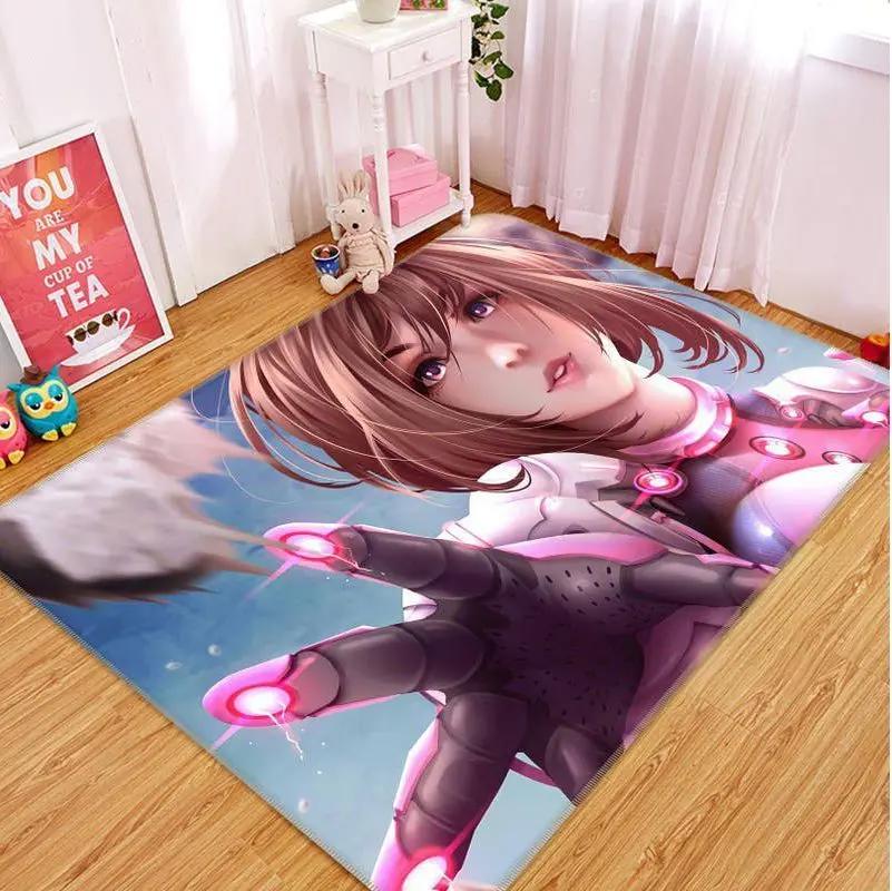 My hero academia anime 6 area rug living room and bed room rug rug regtangle carpet floor decor home decor Rectangle Rug