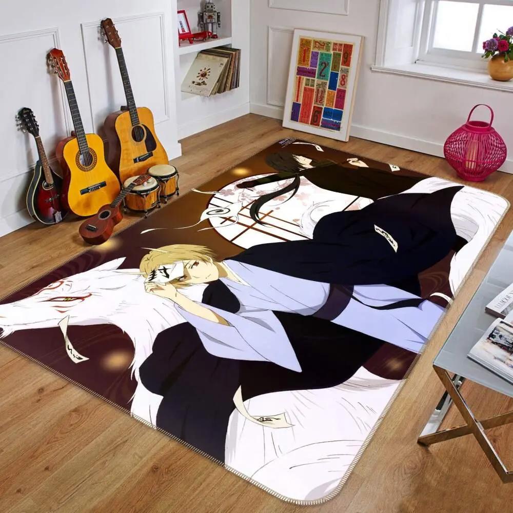 Natsume anime 13 area rug living room and bed room rug rug regtangle carpet floor decor home decor Rectangle Rug