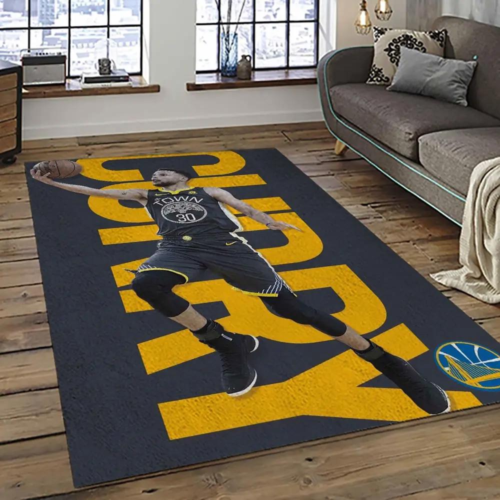 Nba golden state warriors basketball team logo sport carpet area rug home decor best gift for friends gsw72 Rectangle Rug