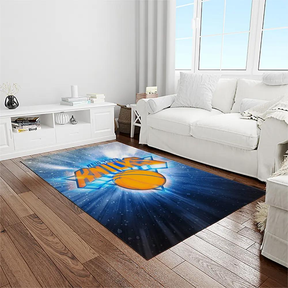 Nba new york knicks basketball team logo rectangle area rug nyk35 Rectangle Rug