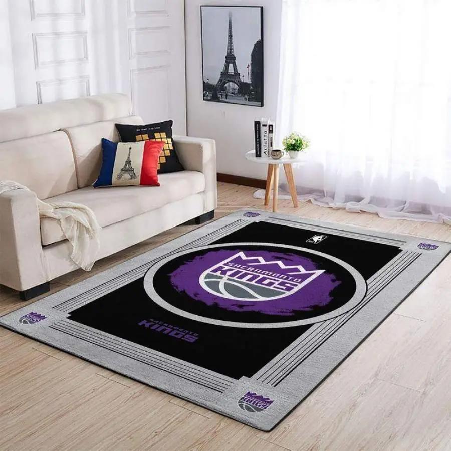 Nba sacramento kings basketball area rug living room rug home decor 1912216 Rectangle Rug