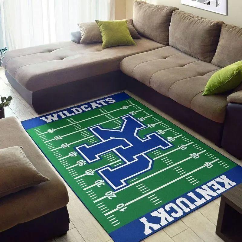 Ncaa kentucky wildcats carpet living room rug regtangle carpet v11081 Rectangle Rug