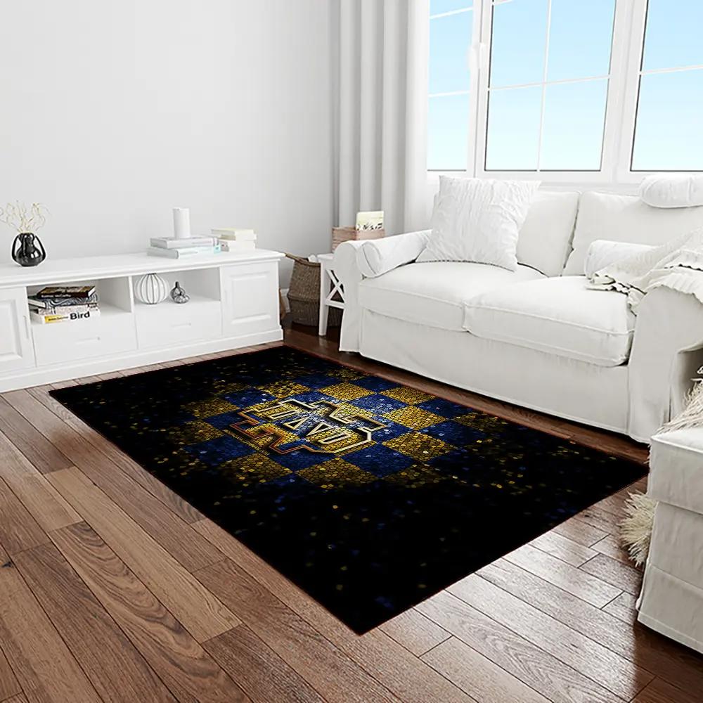 Ncaa notre dame fighting sport basketball and foolball team logo rectangle area rug ndf28 Rectangle Rug