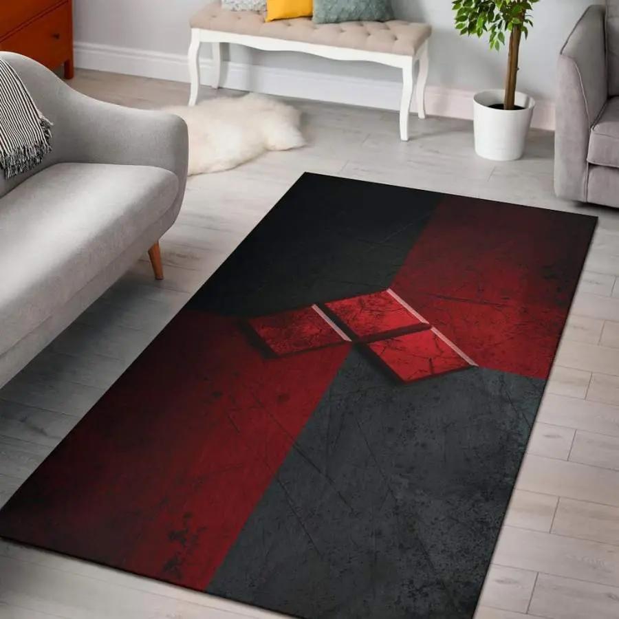 Neon zebra pattern print area rug living room rug home decor Rectangle Rug
