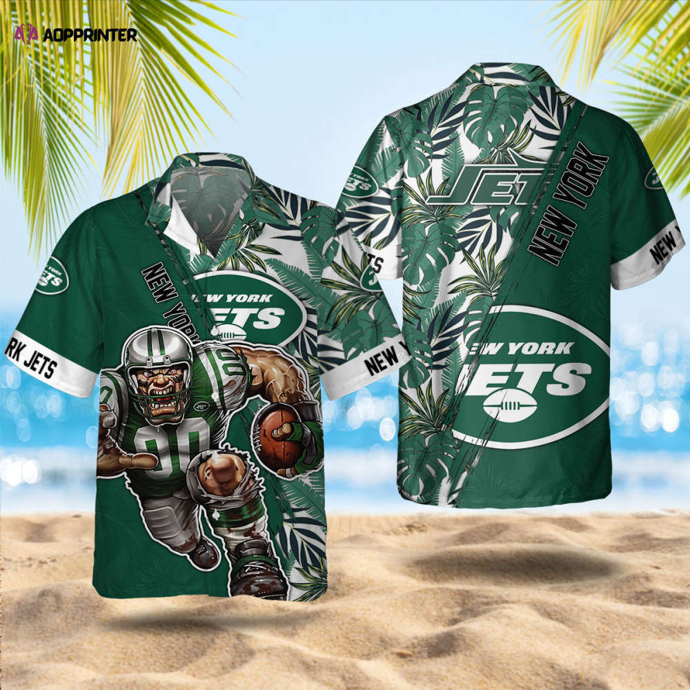 New york jets summer hawaiian shirt gift men women gift men women Hawaii Shirt