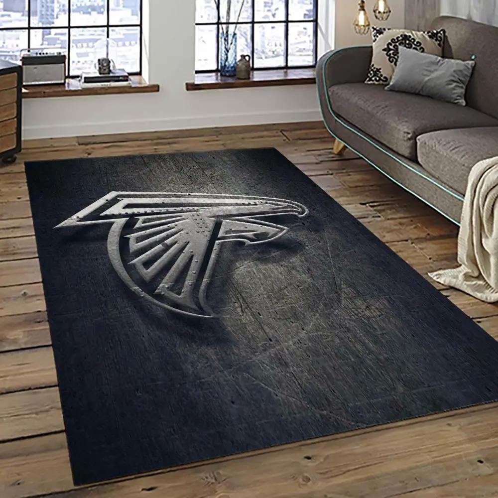 Nfl atlanta falcons football team logo sport carpet area rug home decor best gift for friends atfl42 Rectangle Rug