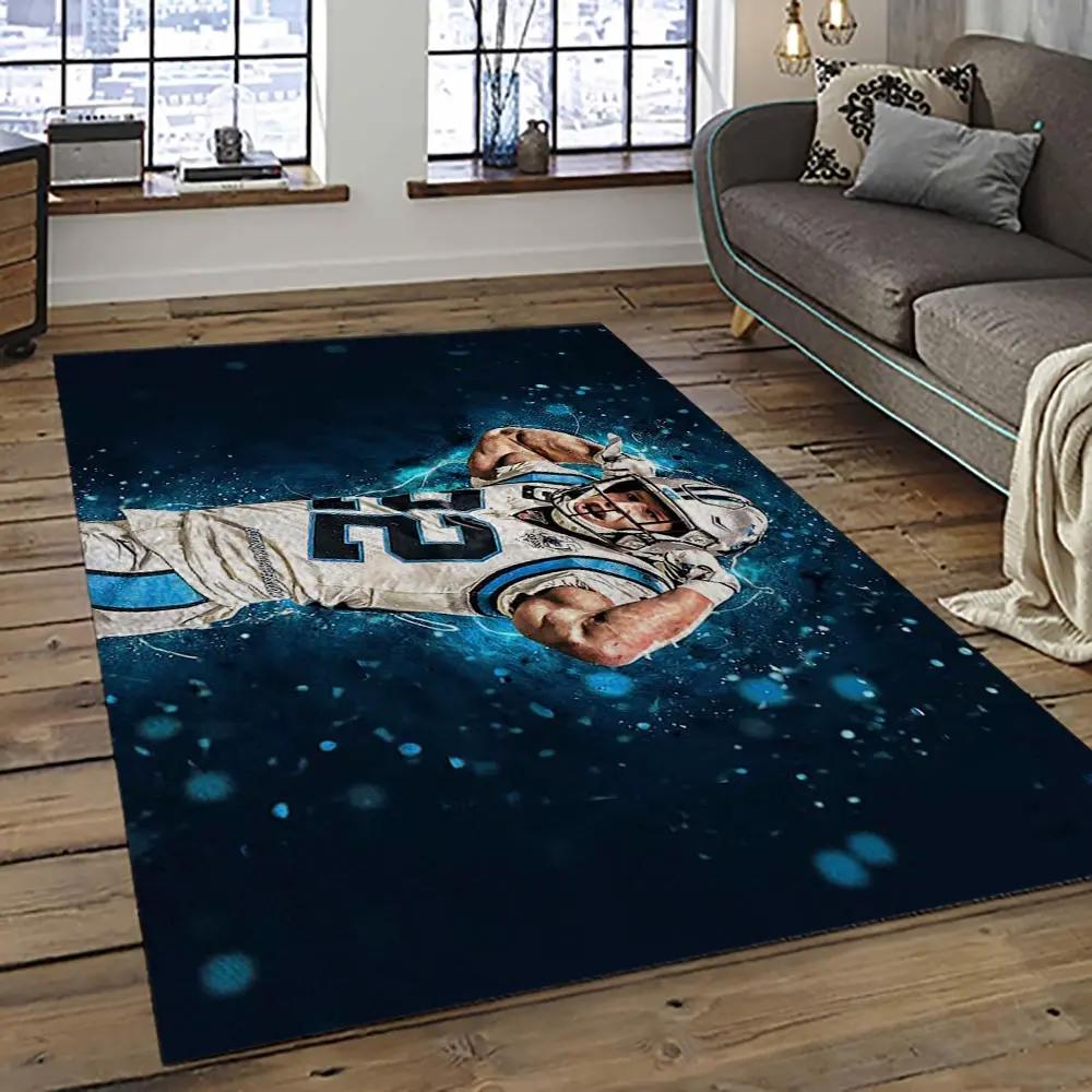 Nfl carolina panthers football team logo sport carpet area rug gift for friends cnps16 Rectangle Rug