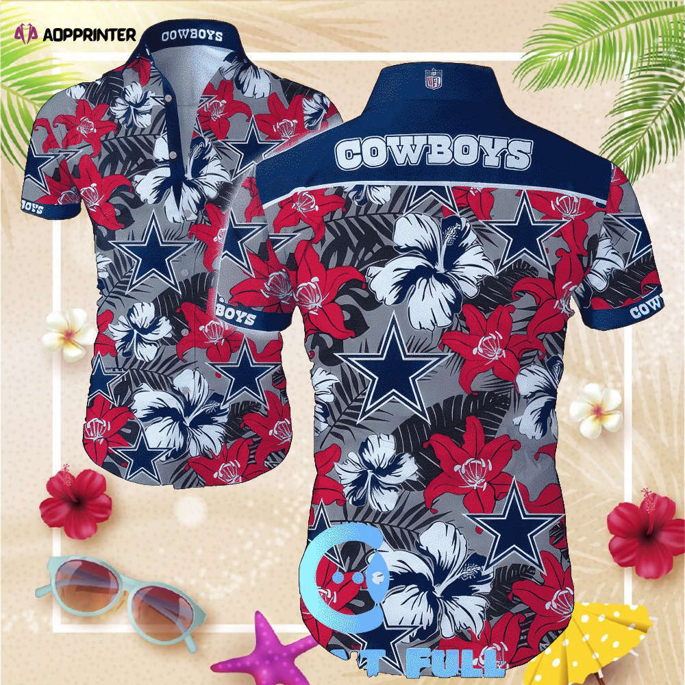 Nfl dallas cowboys logo hawaiian shirt n Hawaii Shirt