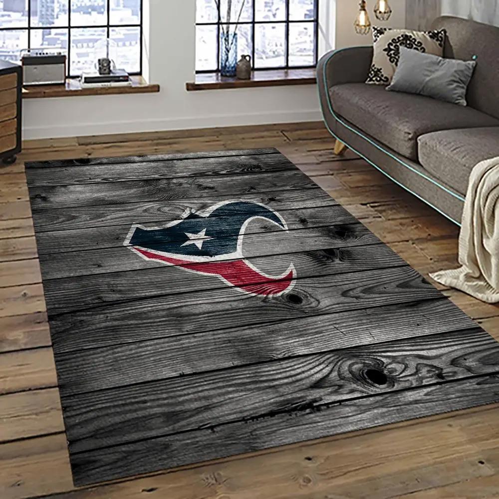 Nfl houston texans football team logo sport carpet area rug home decor best gift for friends ht48 Rectangle Rug
