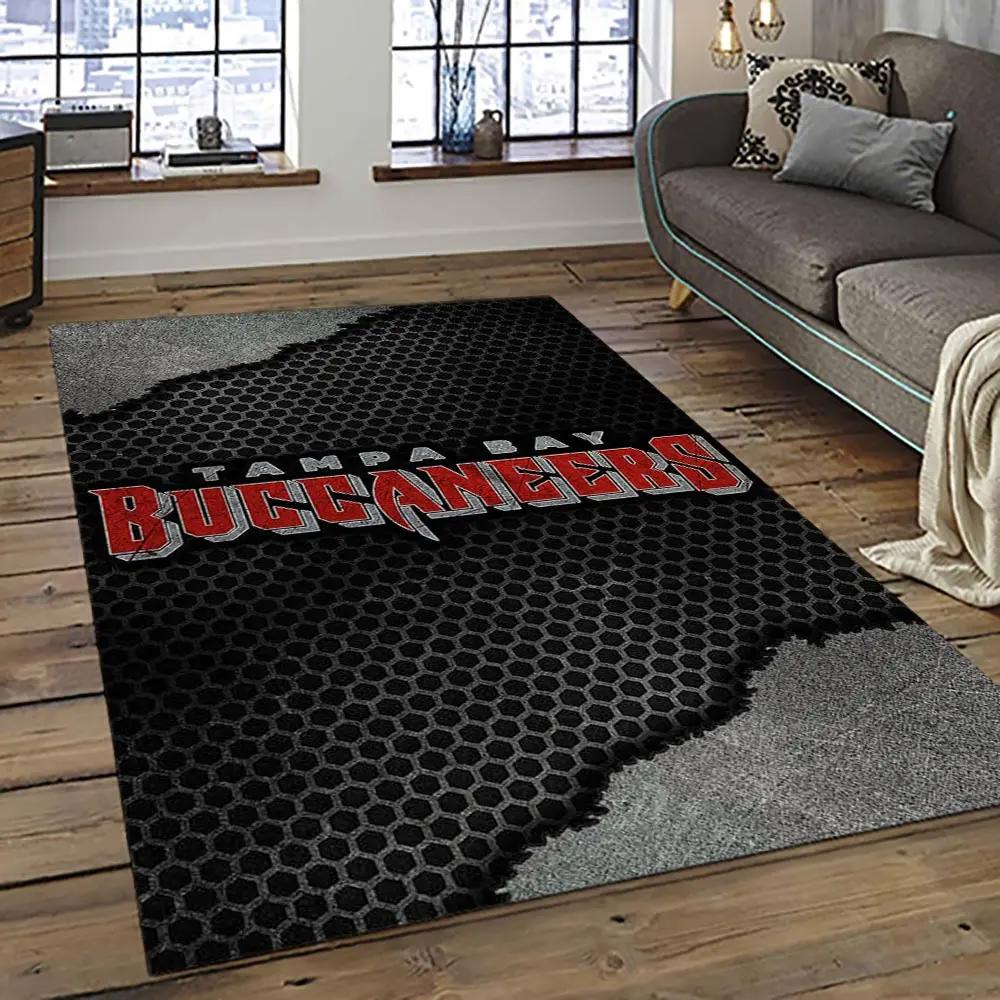 Nfl tampa bay buccaneers football team logo sport carpet area rug home decor best gift for friends tpbb10 Rectangle Rug
