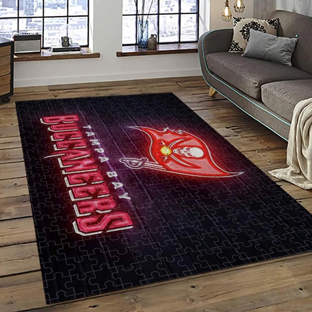 Nfl tampa bay buccaneers football team logo sport carpet area rug home decor best gift for friends tpbb9 Rectangle Rug