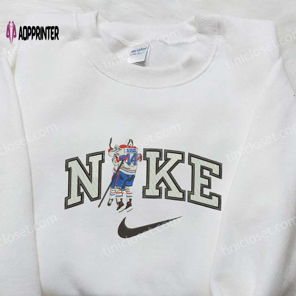 Nick suzuki x nike embroidered sweatshirt montreal canadiens nhl sport shirt nike inspired Embroidered Shirt