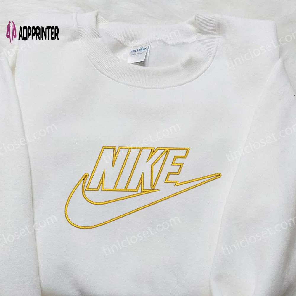 Nike swoosh embroidered sweatshirt & shirt: best birthday gift ideas Embroidered Shirt