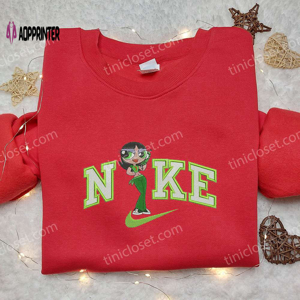 Nike x buttercup embroidered sweatshirt: powerpuff girls & inspired shirt Embroidered Shirt